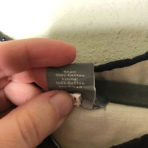 Ann Taylor Black Eyelet Style Dress Size 8 - Picture 5 of 6